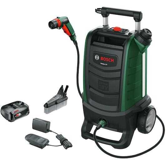 BOSCH Fontus Akumulatorski perač visokim pritiskom 18V 1x2.5Ah punjač