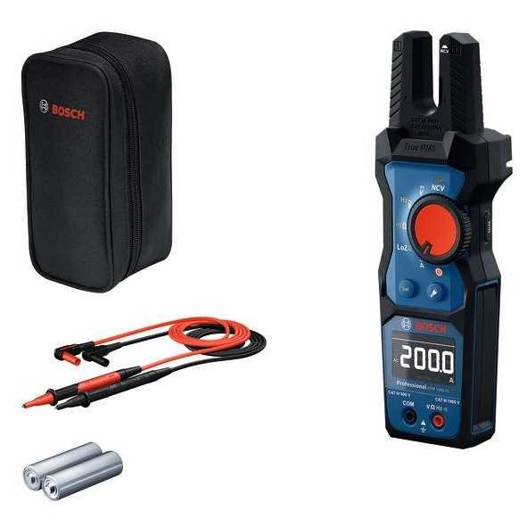 BOSCH GFM 1000-15 Digitalni viljuškasti multimetar CAT III/IV 1000/600V IP54 LCD True RMS