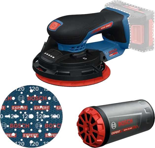 BOSCH EXPERT EXEX18V-150-5 Akumulatorska šlajfarica - ekscentrična brusilica 150mm 18V SOLO karton