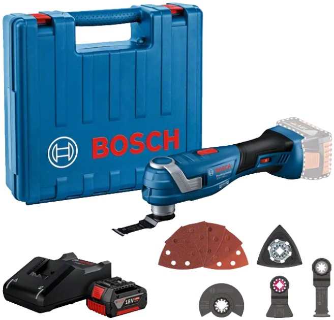 BOSCH GOP 185-LI Akumulatorski višenamjenski alat Multi-Cutter 18V 1x4Ah punjač kofer pribor