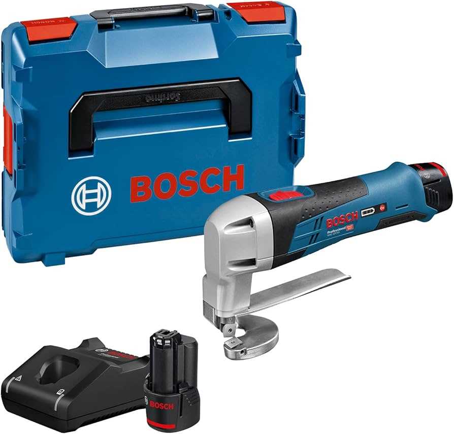 BOSCH GSC 12V-13 Akumulatorske makaze za lim 12V 2x2Ah punjač kofer