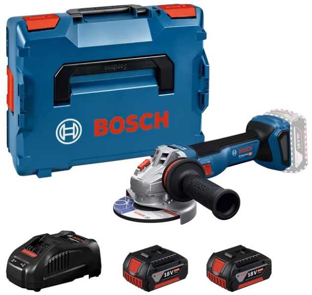 BOSCH GWS 18V-11 Akumulatorska ugaona brusilica 18V 125mm 2x5Ah punjač i L-BOXX kofer