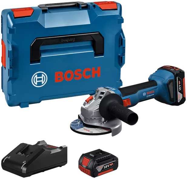 BOSCH GWS 18V-8 Akumulatorska ugaona brusilica 18V 125mm 2x5Ah punjač i L-BOXX kofer