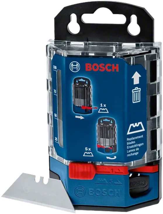 BOSCH Noževi - oštrice trapezaste 19mm za skalpel 50kom S2 čelik