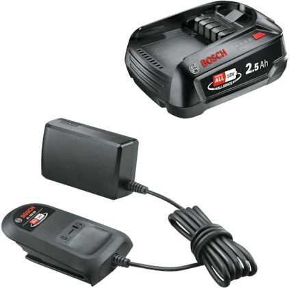 BOSCH Set 1 baterija PBA 18V 2.5Ah i punjač AL 18V-20 ZELENI