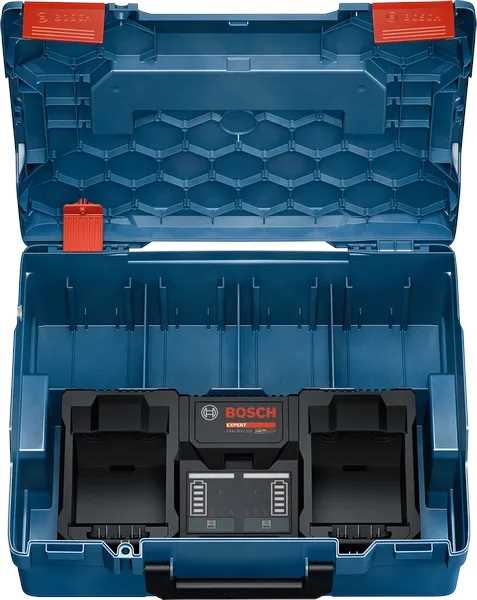 BOSCH EXPERT EXAL18V2-320 Brzi punjač 18V 16A za 2 baterije u L-Boxx koferu