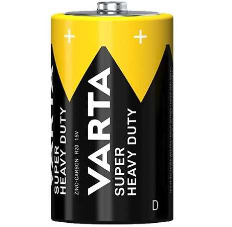 VARTA Baterija R20 D 2020 1.5V Super Heavy Duty D Zinc-Carbon