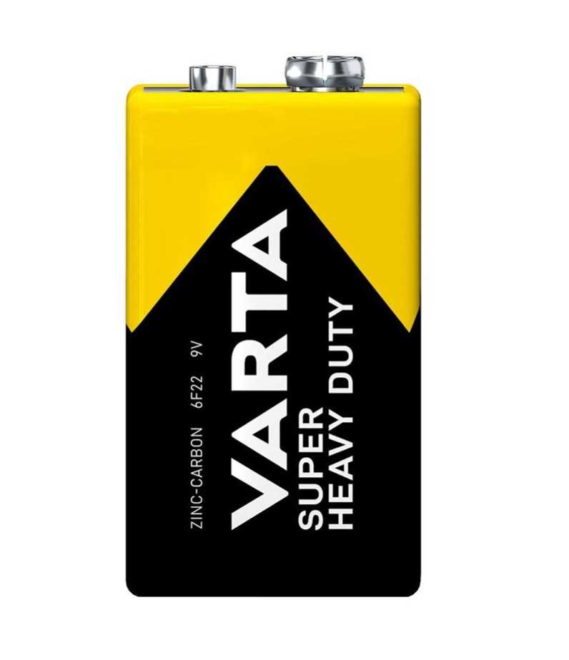 VARTA Baterija 6F22 9V Super Heavy Duty 9V Zinc-Carbon