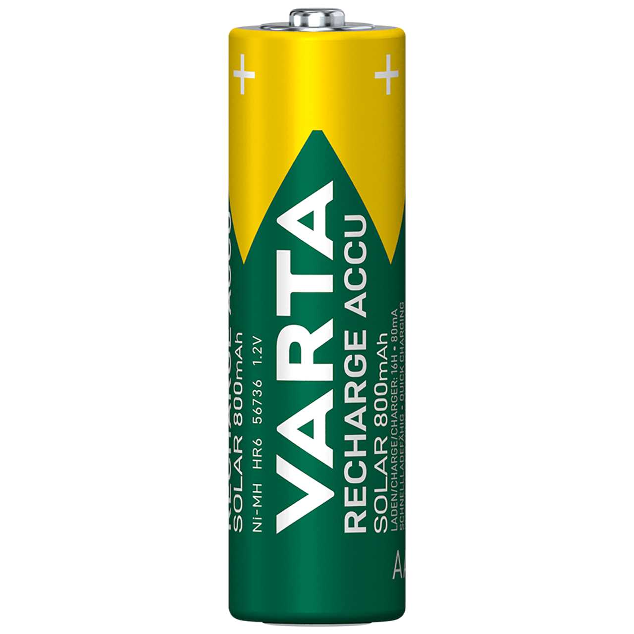 VARTA Baterija HR6 AA 56736 1.2V Recharge Accu Solar AA 800 mAh NiMH