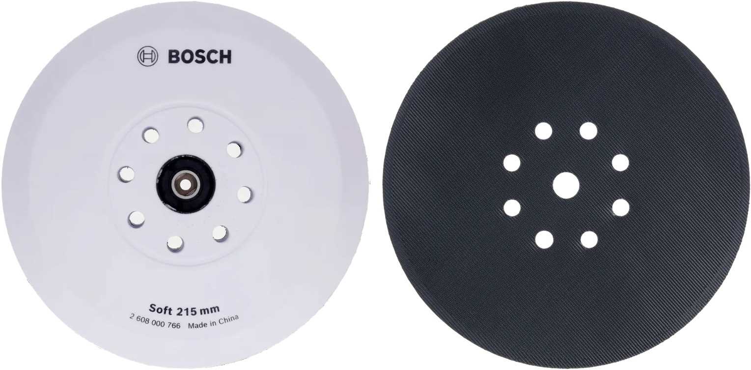 BOSCH Brusni čičak tanjir 215mm 8 rupa mekani sa međuslojem za žirafe GTR 550 GTR 55-225 GTR 55-85