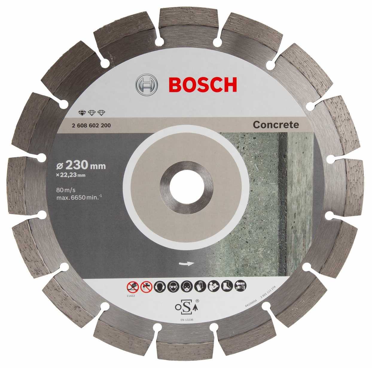 BOSCH Dijamantna rezna ploča 230x2.3x22.23mm Standard for Concrete