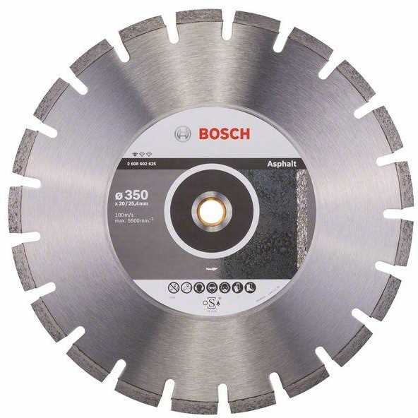BOSCH Dijamantna rezna ploča 350x3.2x20.00/25.40mm Standard for Asphalt