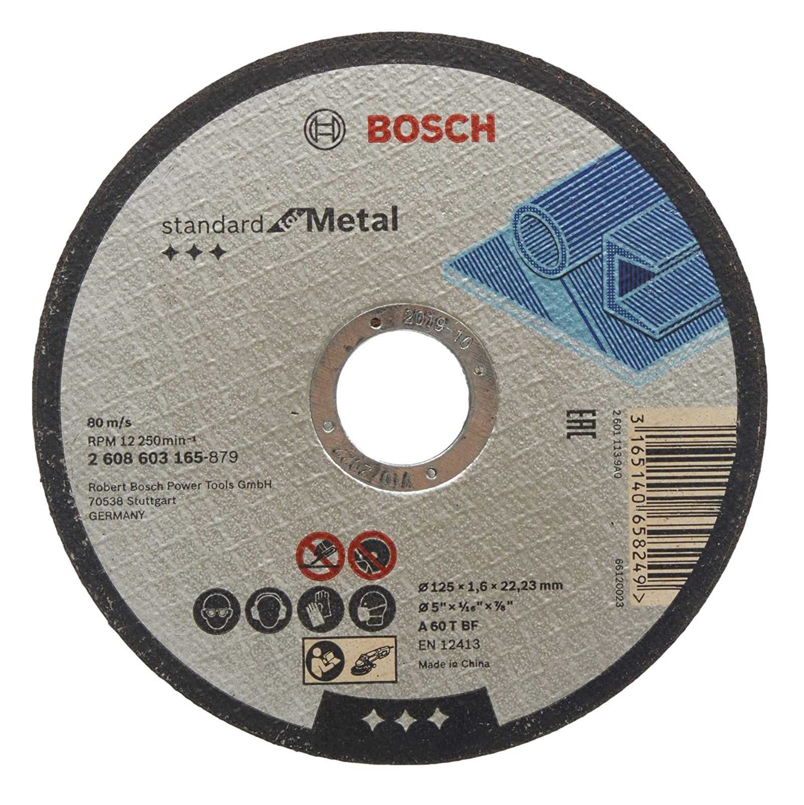 BOSCH Rezna ploča Standard za metal 115x1.6x22.33mm ravna