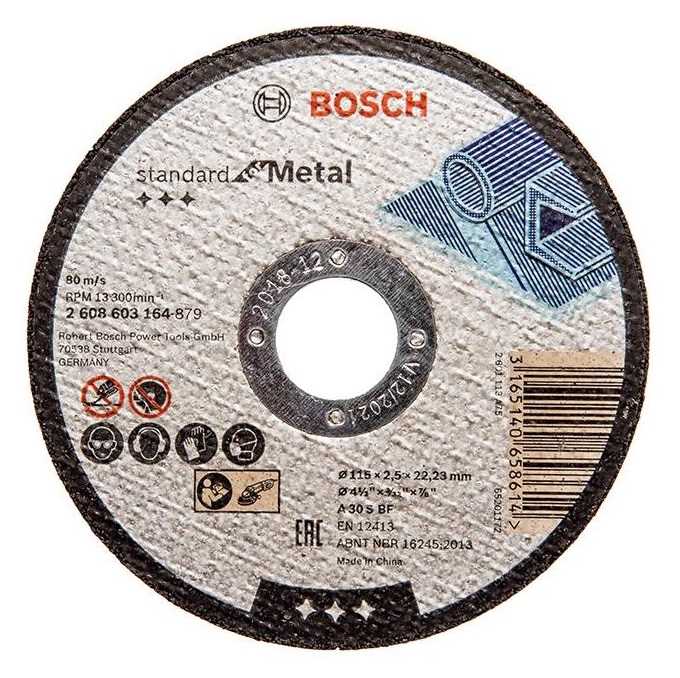 BOSCH Rezna ploča Standard za metal 115x2.5x22.33mm ravna
