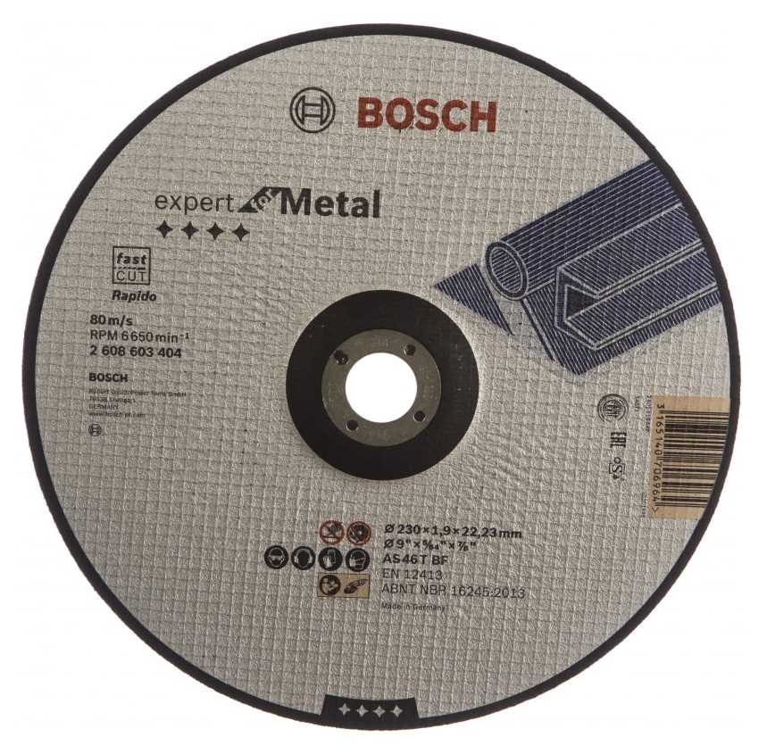BOSCH Rezna ploča Expert za metal 230x1.9x22.33mm koljenasta