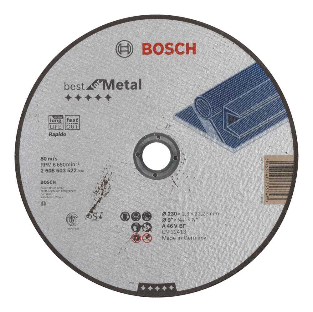 BOSCH Rezna ploča Best za metal 230x1.9x22.33mm ravna