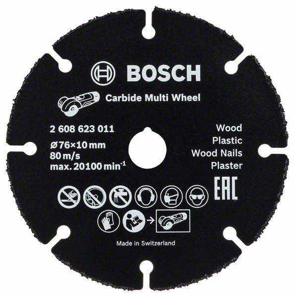 BOSCH Rezna ploča Carbide Multi Wheel 76x10mm