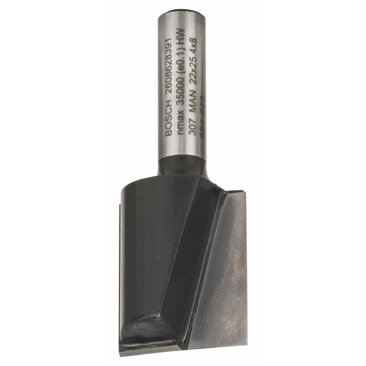 BOSCH Glodalo ravno za utore sa 2 oštrice fi 22mm dužina 25/56mm 8mm prihvat Standard for Wood