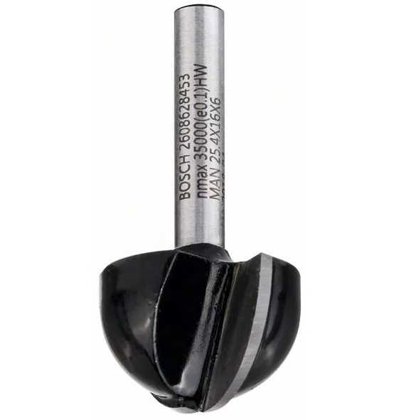 BOSCH Glodalo za okrugle utore fi 12.7/25.4mm dužina 15.6/49mm 6mm prihvat Standard for Wood