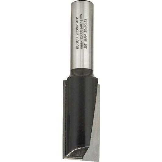 BOSCH Glodalo ravno za utore sa 2 oštrice fi 20mm dužina 40/81mm 12mm prihvat Standard for Wood