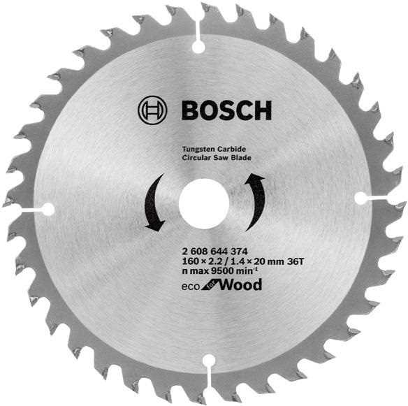 BOSCH List kružne pile Eco for Wood 160x2.2/1.4x20/16mm 36 zuba