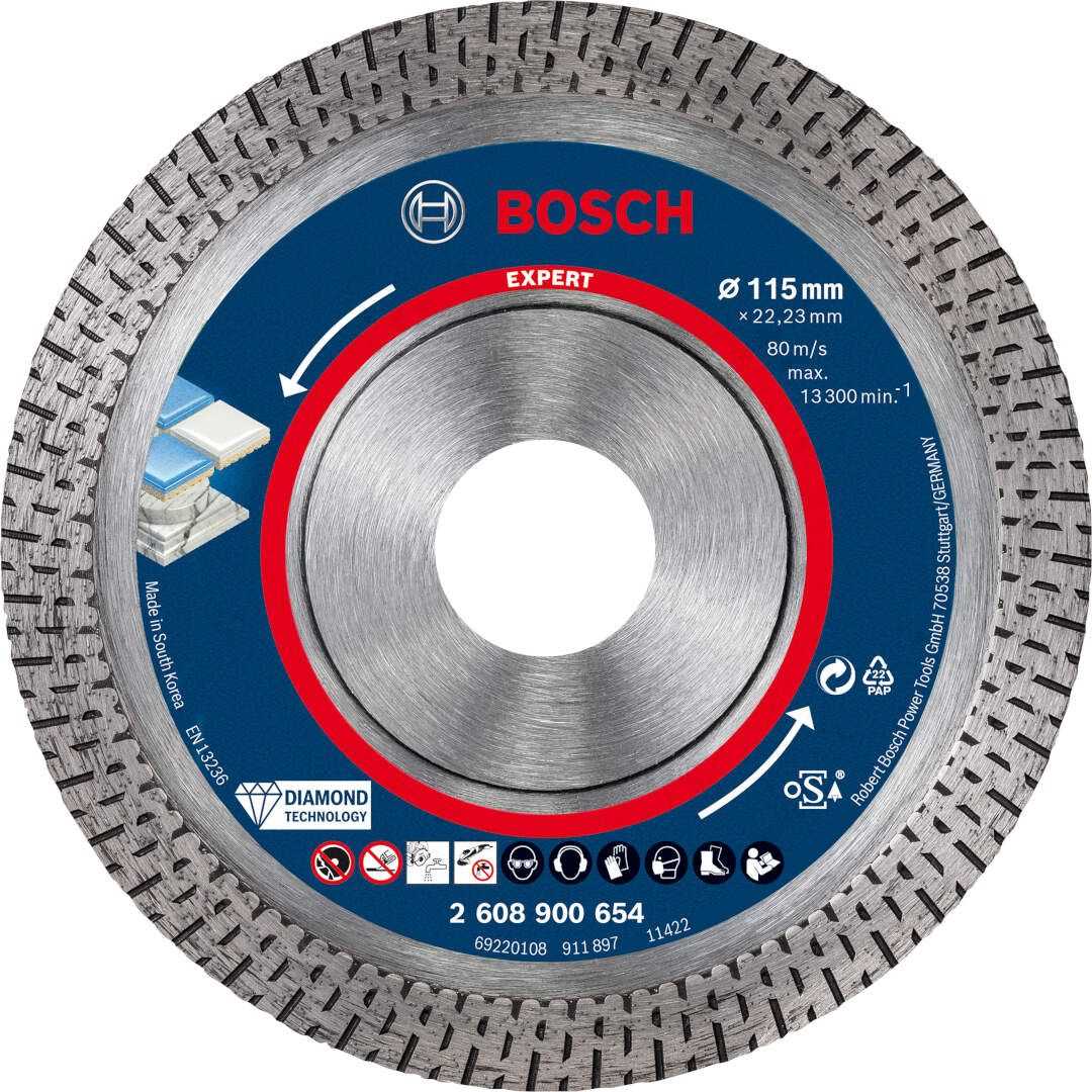 BOSCH EXPERT Dijamantna rezna ploča 115x1.4x22.23mm Hard Ceramic