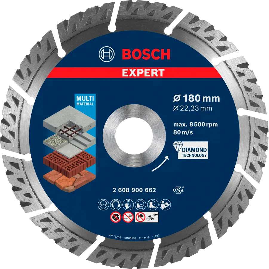 BOSCH EXPERT Dijamantna rezna ploča 180x2.4x22.23mm Multi Material