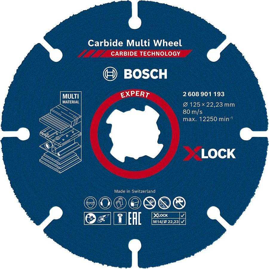 BOSCH EXPERT X-LOCK Rezna ploča Carbide Multi Wheel 125x22.23mm