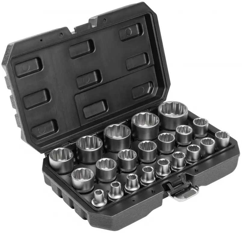 HT4R085 Set gedora sa priborom u koferu 8-36mm 1/2 cola 12-kant 21komad u koferu