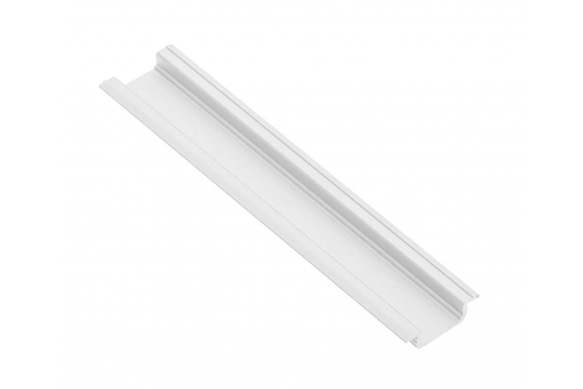 PA-GLAX-AL-10 Aluminijumski profil za LED traku 11.8mm ugradni 2m BEZ POKLOPCA BIJELI