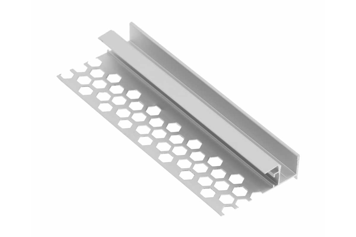 PA-GLAXGKW3M-00C Aluminijumski profil u gips za LED traku prema plafonu 3m BEZ POKLOPCA