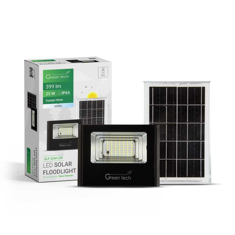 LED Solarni reflektor 25W 6500K 399lm 5000mAh IP65